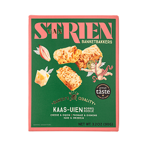 Печенье Van Strien Banketbakkers с сыром и луком 90 г — фото 1