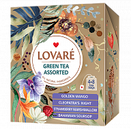 Чай Lovare "Зелений асорті" (32 пак)-1-mywatershop.com.ua