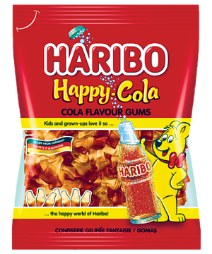 Цукерки желейні Haribo Happy Cola неглазуровані зі смаком коли 80 г — фото 1