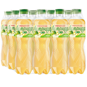 Моршинська Лимонада зі смаком яблука 0,5 л соковмісний середньогазований напій — фото 4