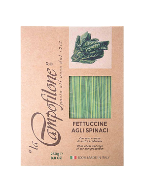 Фетучини La Campofilone со шпинатом 250 г — фото 1