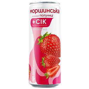 Моршинская со вкусом Клубники 0,33 л негазированный напиток — фото 4