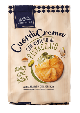 Печиво Sottolestelle з фісташковим кремом 200 г — фото 1