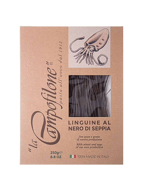 Лінгвіні La Campofilone з чорнилом каракатиці 250 г — фото 1
