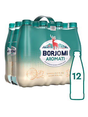Borjomi Aromati с ароматом Цитрусовых и Корня имбиря 0,5 л сильногазированный напиток — фото 2