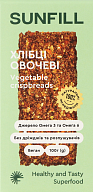 Хлібці SunFill овочеві 100 г-4-mywatershop.com.ua