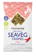 Водорості морські Clearspring хрусткі чилі органічні 4 г-3-mywatershop.com.ua