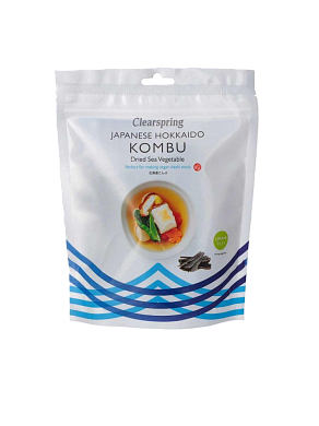 Морские водоросли Clearspring Комбу Хоккайдо сушёные 40 г — фото 1