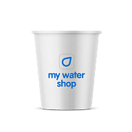 Бумажный стакан брендированый 185 мл (100шт/уп)-mywatershop.com.ua