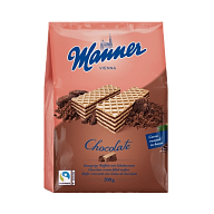 Вафлі Manner Chocolate з шоколадним кремом 200 г-mywatershop.com.ua