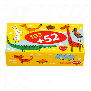 Серветки косметичні Ruta Kids 155 шт — фото 1