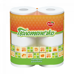 Бумажные полотенца "Полотенечко" Ruta 2 рул. — фото 1