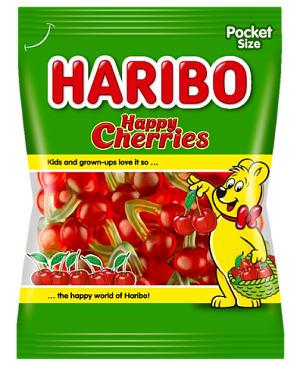 Цукерки желейні Haribo Happy Cherries неглазуровані 85 г — фото 1