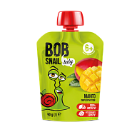 Пюре фруктовое "Манго" Bоb Snail для детей от 6 месяцев 90 г-4-mywatershop.com.ua