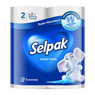 Полотенца бумажные Selpak 2 рулона-6-mywatershop.com.ua