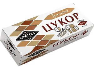 Цукор пресований у кубиках тростинний 250 г — фото 1