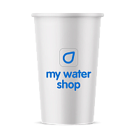 Бумажный стакан брендированный 340 мл (100шт/уп)-2-mywatershop.com.ua