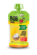 Пюре фруктове "Смузі Манго-Кокос" Bоb Snail 120 г-7-mywatershop.com.ua