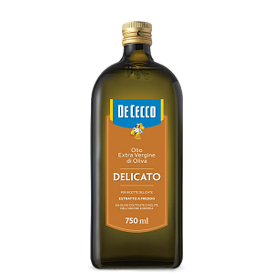 Оливковое масло De Cecco Extra Vergine Delicato 750 мл — фото 1