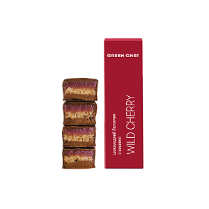 Батончик ягідний Green Chef Wild Cherry 45 г — фото 1