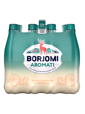 Borjomi Aromati с ароматом Цитрусовых и Корня имбиря 0,5 л сильногазированный напиток — фото 3
