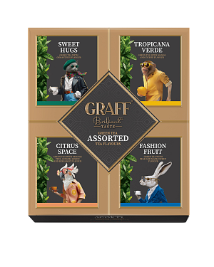 Чай зеленый байховый Graff Ассорти чайных вкусов 48 г — фото 1