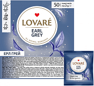 Чай Lovare "Earl grey" (50 пак)-mywatershop.com.ua
