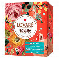 Чай Lovare "Чорний асорті" (32 пак)-mywatershop.com.ua