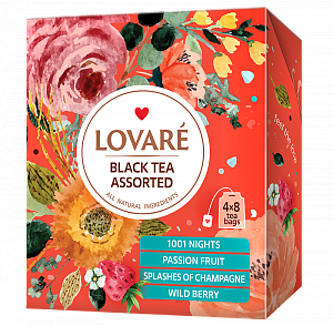 Чай Lovare "Черный ассорти" (32 пак) — фото 1