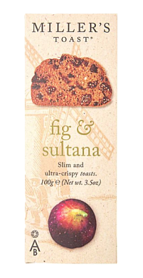 Тосты Miller's Toast с инжиром и изюмом 100 г — фото 1