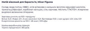 Напиток овсяный Minor Figures для бариста 1 л — фото 2
