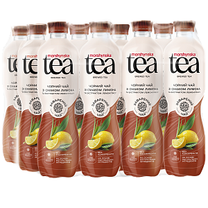 Чай черный со вкусом лимона и лемонграсса Morshynska Tea 0,5 л негазированный напиток — фото 3