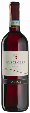 Вино Zeni Valpolicella виноградное натуральное сухое красное 0,75 л — фото 1