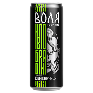 Моршинська Воля зі смаком ківі - полуниця 0,33 л енергетичний середньогазований напій — фото 3