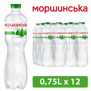 Моршинская 0,75 л слабогазированная вода — фото 1