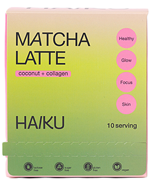 Чай матча-латте Haiku на кокосовом молоке с коллагеном 180 г — фото 1