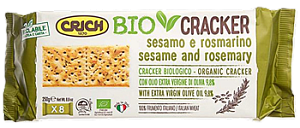 Крекеры Crich с кунжутом и розмарином 250 г — фото 1