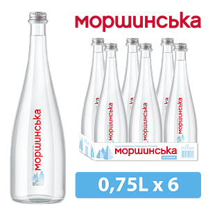 Моршинская 0,75 л негазированная вода в стекле — фото 1