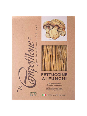 Фетучіні La Campofilone з білими грибами 250 г — фото 1