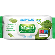 Cалфетки влажные Naturella Antibacterial с экстрактом листьев подорожника 120 шт-6-mywatershop.com.ua