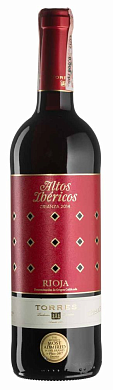 Вино Torres Altos Ibericos Crianza виноградное натуральное сухое красное 0,75 л — фото 1