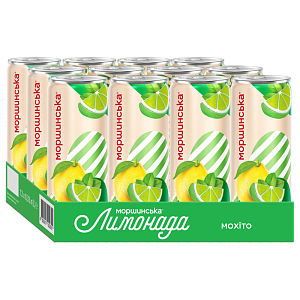 Моршинська Лимонада Мохіто 0,33 л соковмісний середньогазований напій — фото 3