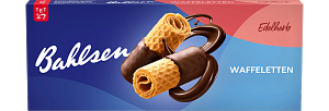 Вафельні трубочки Bahlsen у темному шоколаді 100 г — фото 2
