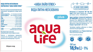 Очищена питна Вода Аква Лайф Плюс 18,9 л — фото 2