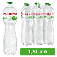 Моршинська 1,5 л слабогазована вода-mywatershop.com.ua