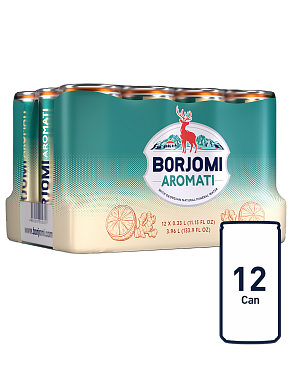 Borjomi Aromati з ароматом Цитрусових та Кореню імбиру 0,33 л сильногазований напій — фото 2
