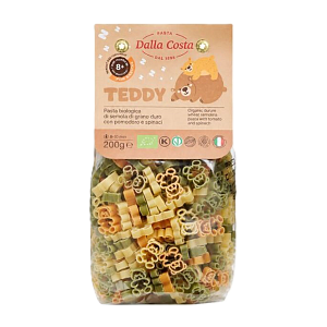Мкароны Dalla Costa Bio Baby Teddy Tricolor 200 г — фото 1