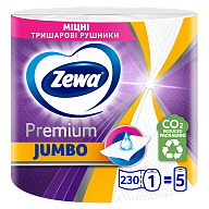 Полотенца бумажные Zewa Premium Jumbo 1 шт-mywatershop.com.ua