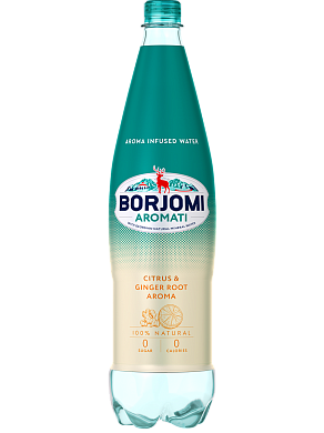 Borjomi Aromati з ароматом Цитрусових та Кореню імбиру 1 л сильногазований напій — фото 4