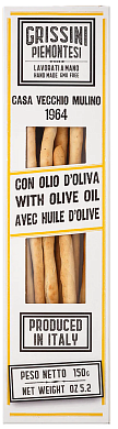Грісіні Casa Vecchio Mulino з оливковою олією 150 г — фото 1